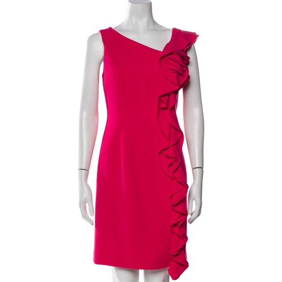 Teri Jon Fuschia Dress - Size 2 - Picture 1 of 6